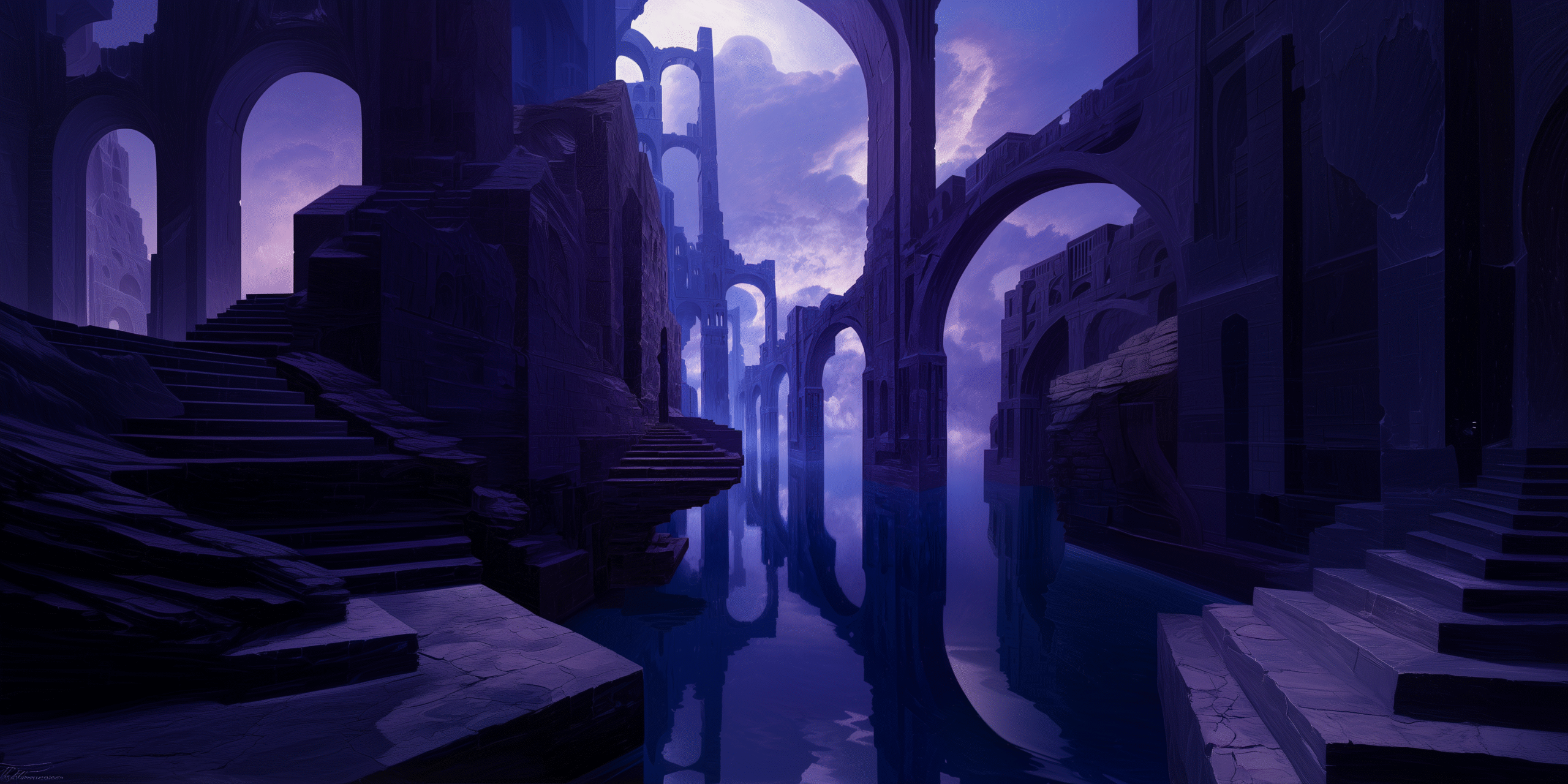 The Silent Deep, dark waters and strange geometry where sound becomes distance.