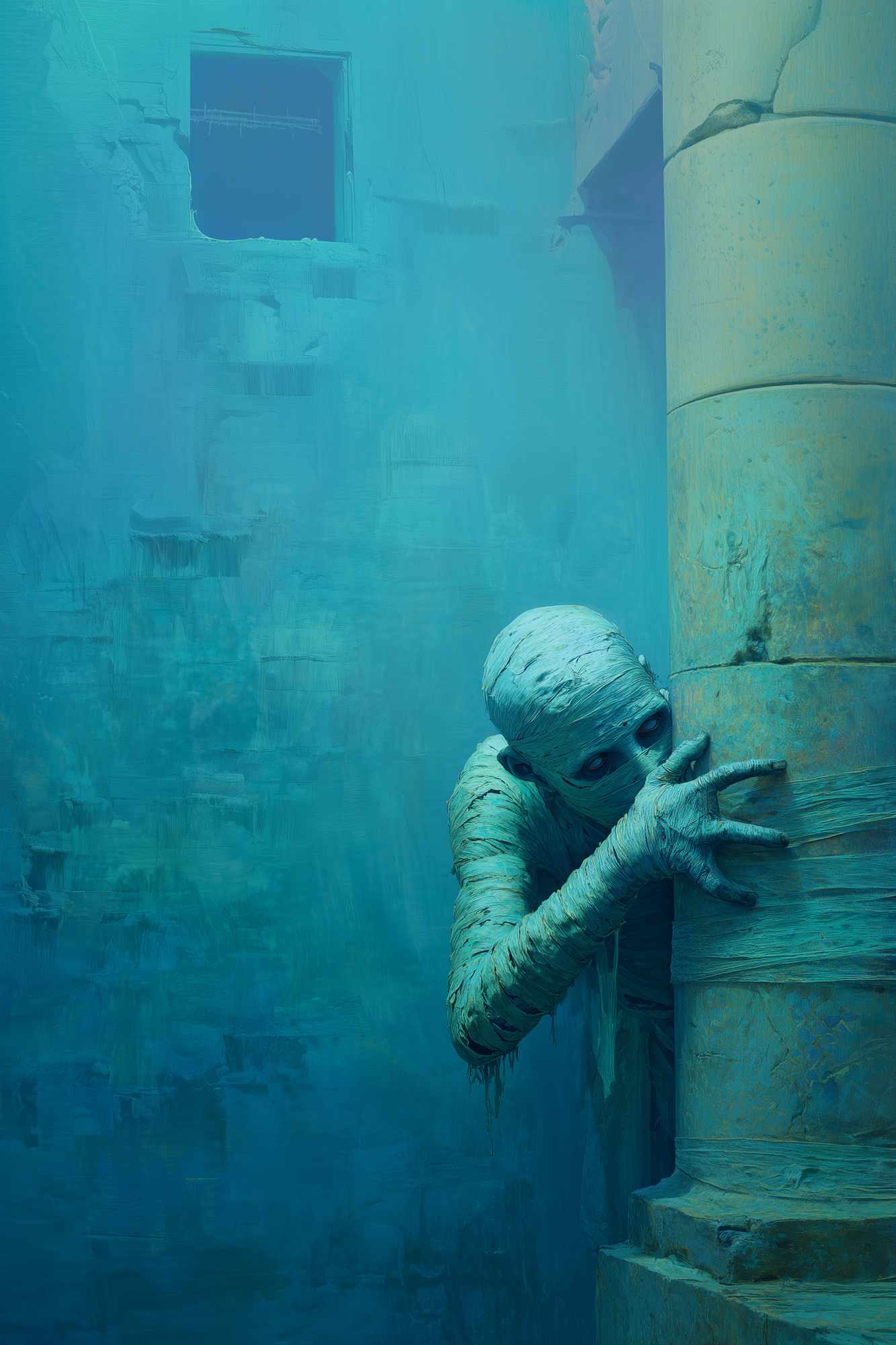 A sustained Saltbound construct preserved beyond biological decay, its body bound and maintained through alkymic systems rather than life.